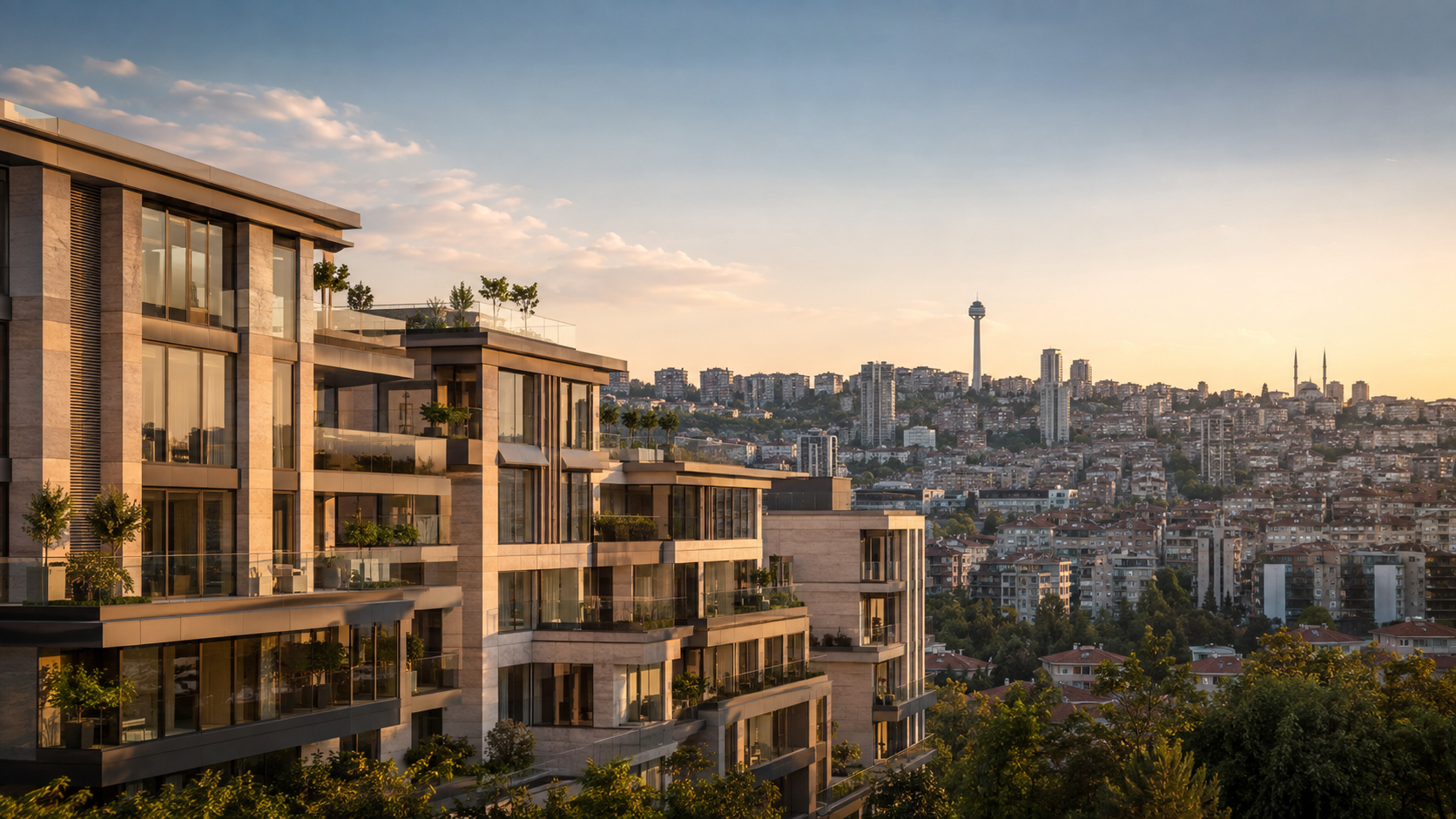 Oran’da Şehir Manzaralı Seçkin Rezidans