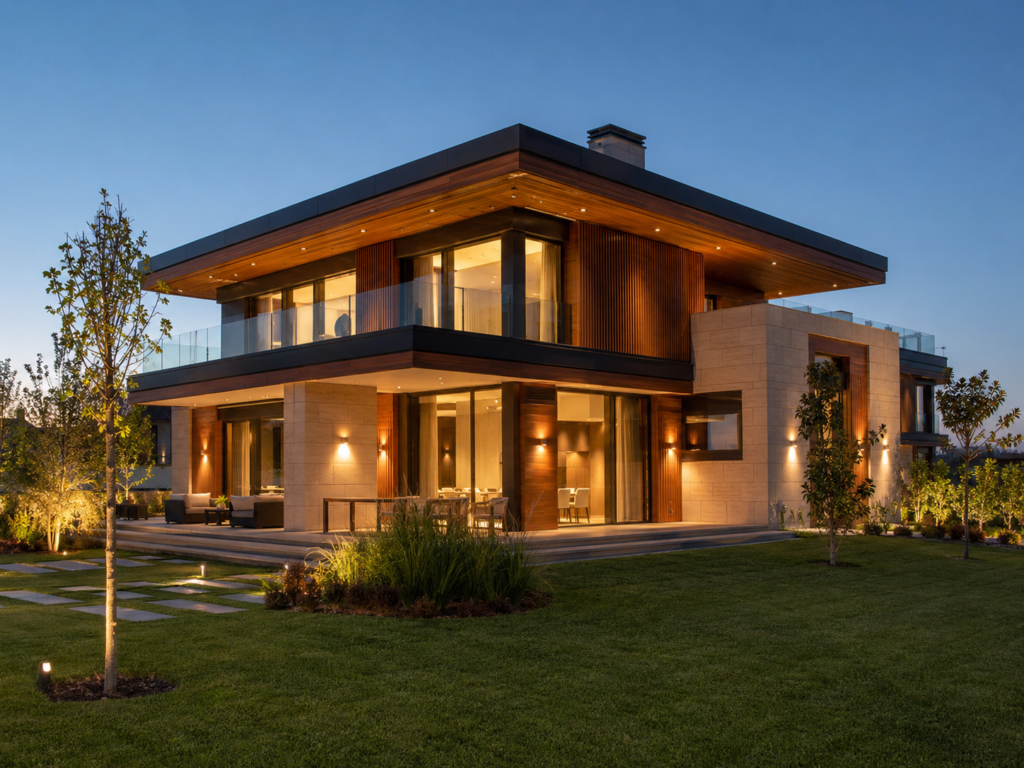 İncek’te Müstakil Bahçeli Modern Villa